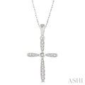 Cross Petite Diamond Fashion Pendant