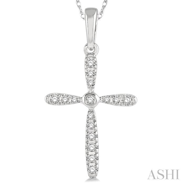 Cross Petite Diamond Fashion Pendant