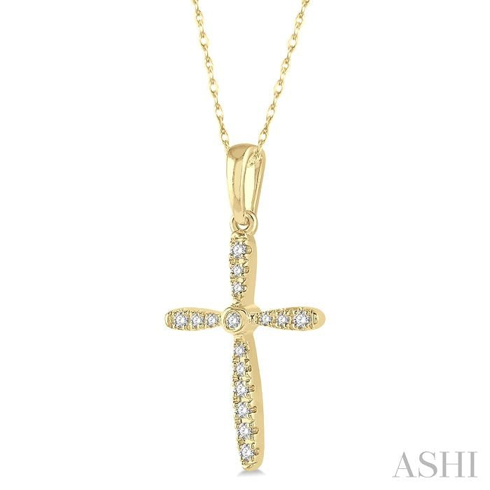 Cross Petite Diamond Fashion Pendant