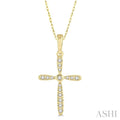 Cross Petite Diamond Fashion Pendant