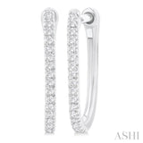 Diamond Hoop Earrings