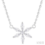 Flower Diamond Fashion Pendant