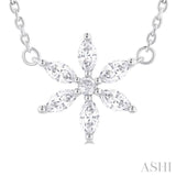 Flower Diamond Fashion Pendant