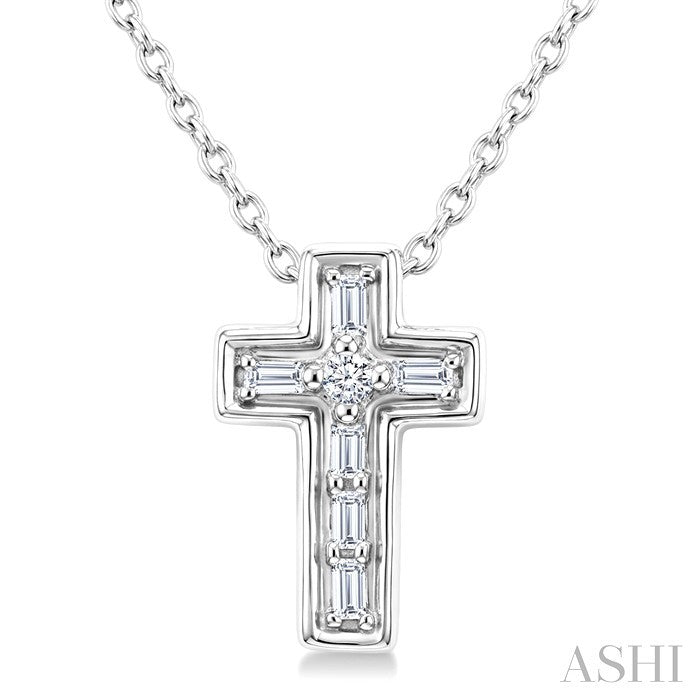 Cross Petite Diamond Fashion Pendant