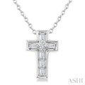 Cross Petite Diamond Fashion Pendant