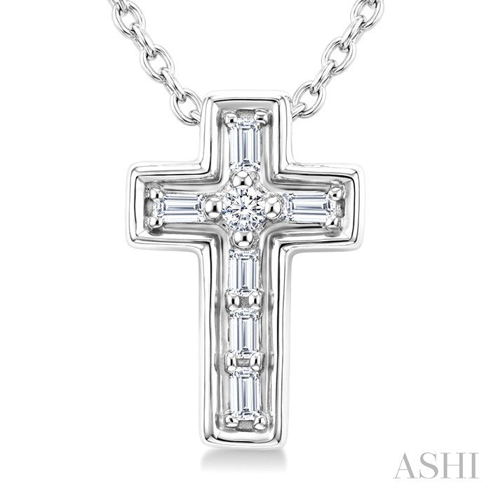 Cross Petite Diamond Fashion Pendant