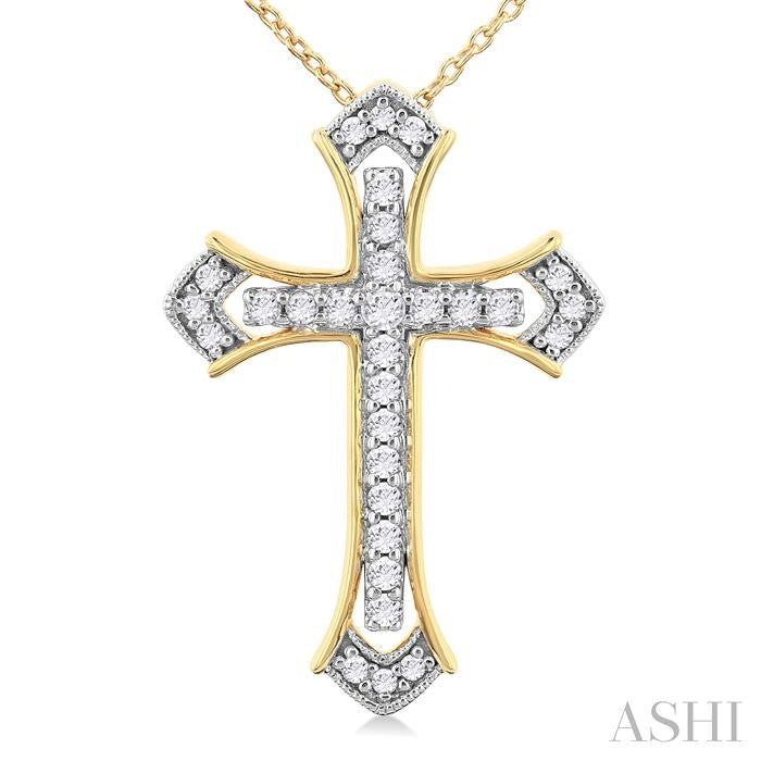 Cross Diamond Fashion Pendant