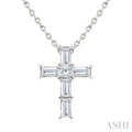 Cross Petite Diamond Fashion Pendant