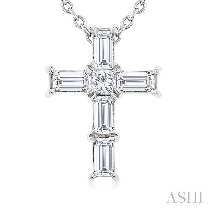 Cross Petite Diamond Fashion Pendant
