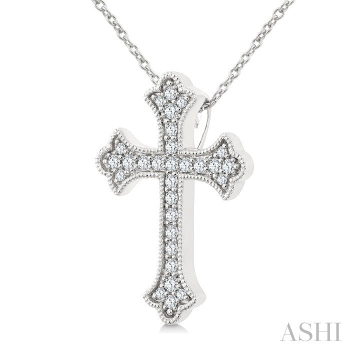 Cross Petite Diamond Fashion Pendant