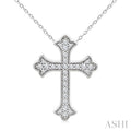 Cross Petite Diamond Fashion Pendant