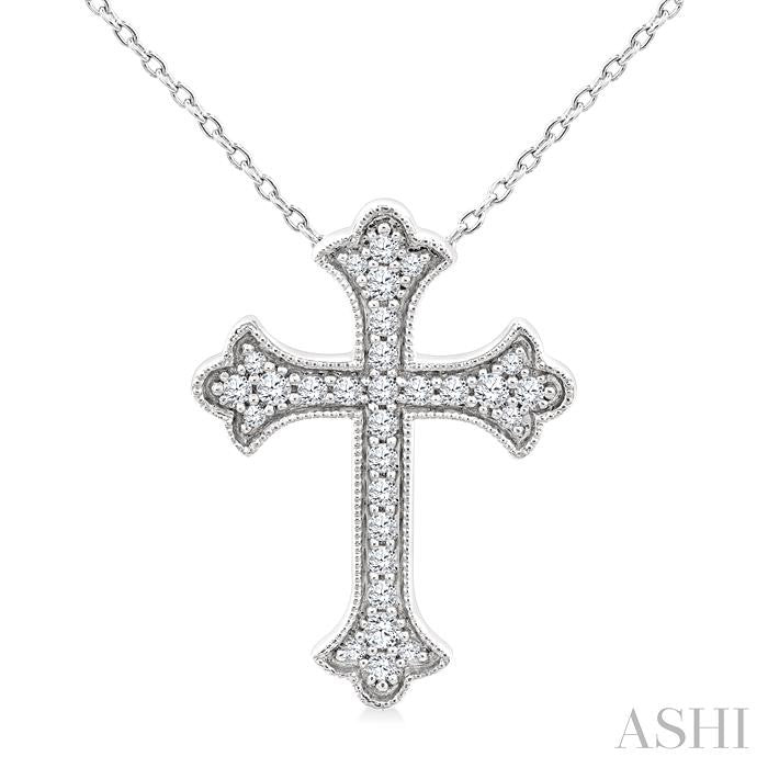 Cross Petite Diamond Fashion Pendant