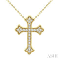Cross Petite Diamond Fashion Pendant