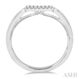 1/20 ctw Round Cut Diamond Wedding Band in 14K White Gold