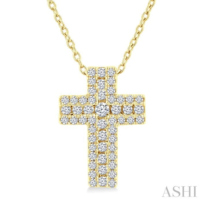 Cross Diamond Fashion Pendant