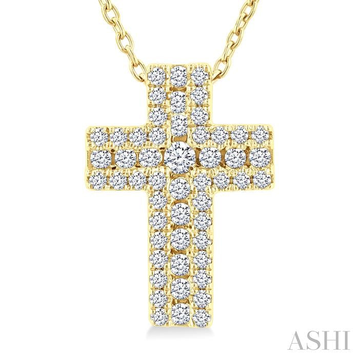 Cross Diamond Fashion Pendant