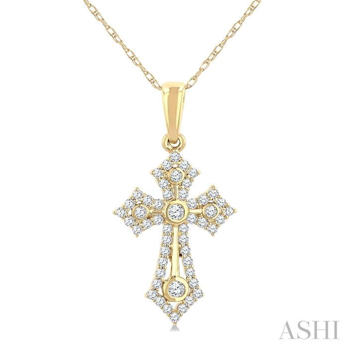 Cross Diamond Fashion Pendant