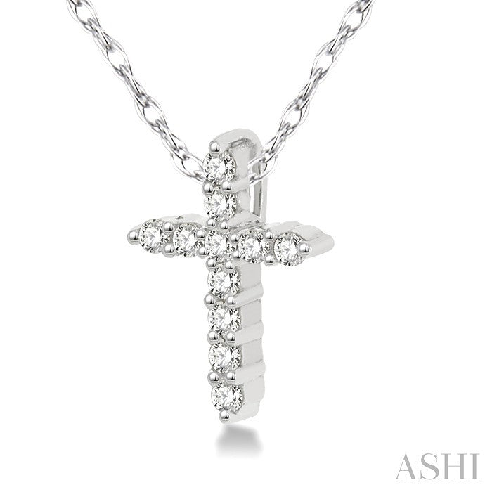 Cross Petite Diamond Fashion Pendant