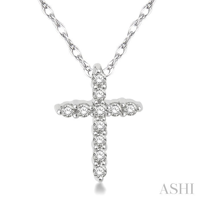 Cross Petite Diamond Fashion Pendant