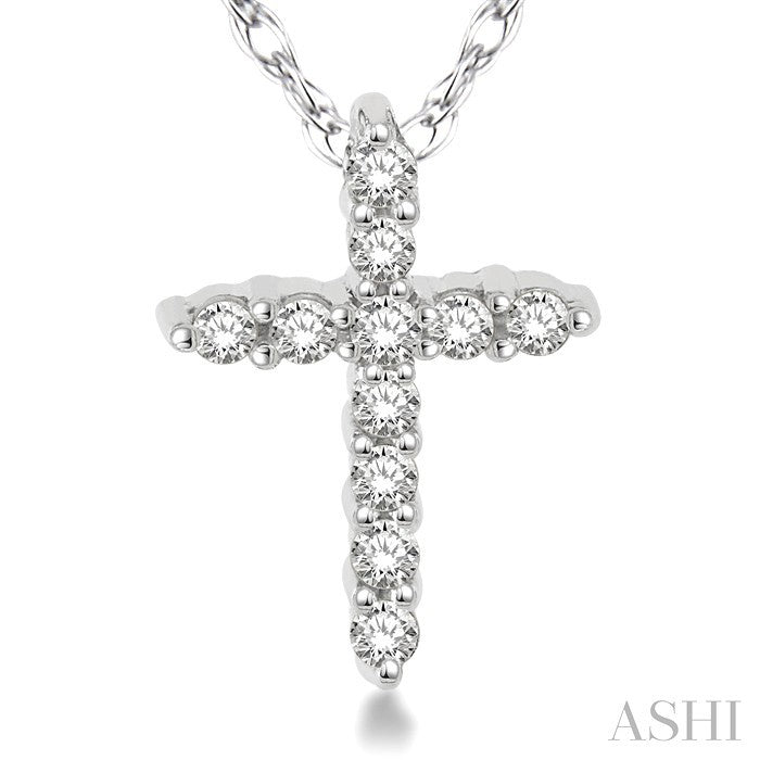 Cross Petite Diamond Fashion Pendant