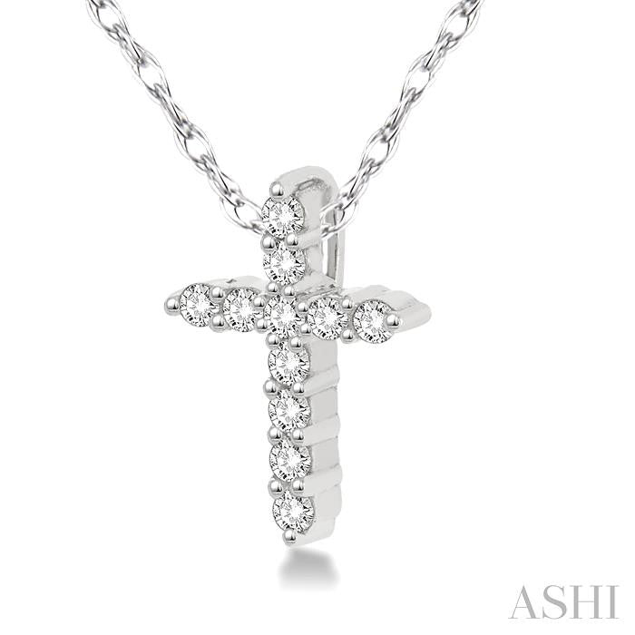 Cross Petite Diamond Fashion Pendant