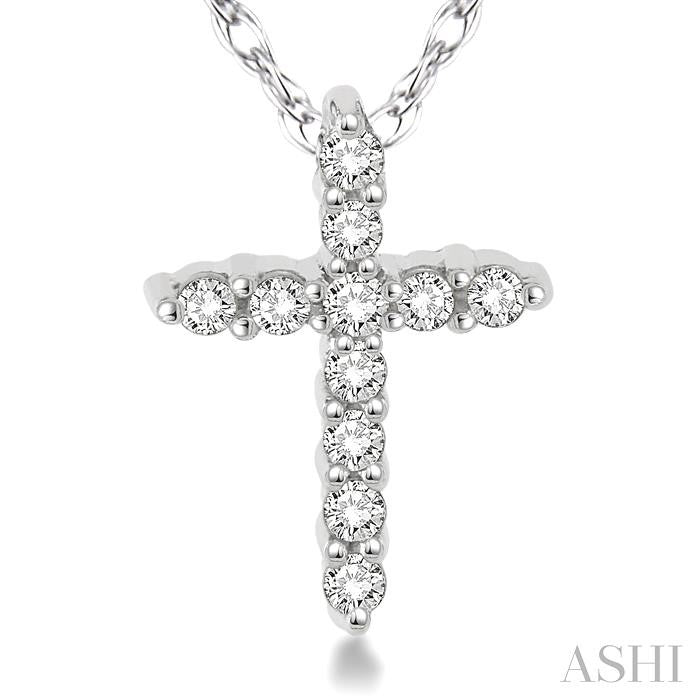 Cross Petite Diamond Fashion Pendant