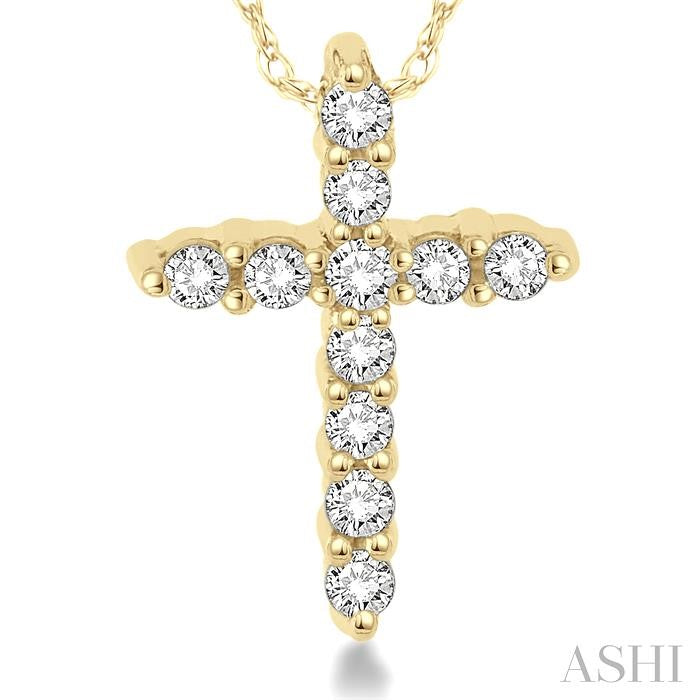 Cross Petite Diamond Fashion Pendant