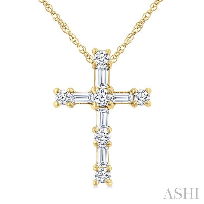 Cross Diamond Fashion Pendant