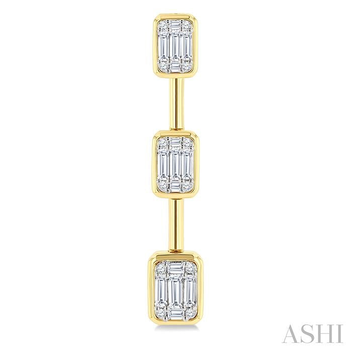 Fusion Diamond Fashion Earrings