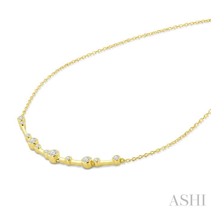 Bezel Set Diamond Fashion Necklace