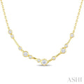 Bezel Set Diamond Fashion Necklace