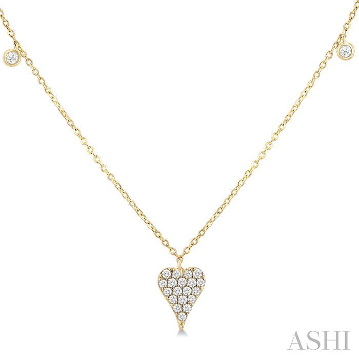 Heart Shape Diamond Fashion Necklace