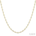 Bezel Set Diamond Station Necklace