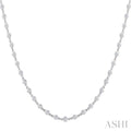 Bezel Set Diamond Station Necklace