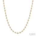 Bezel Set Diamond Station Necklace