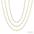 Bezel Set Layered Diamond Necklace