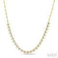3 Stone Diamond Fashion Necklace