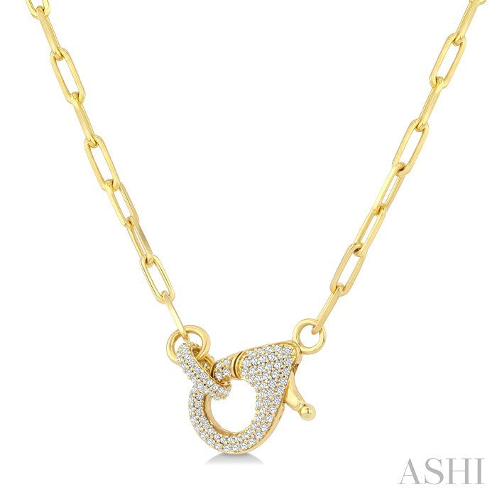 Interlock Diamond Fashion Necklace
