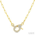 Interlock Diamond Fashion Necklace