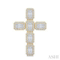 Cross Fusion Diamond Fashion Pendant