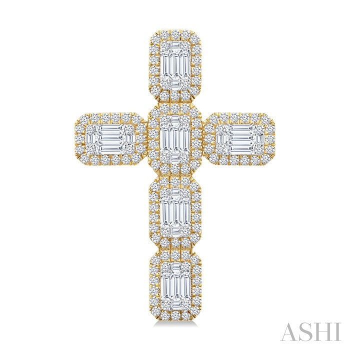 Cross Fusion Diamond Fashion Pendant