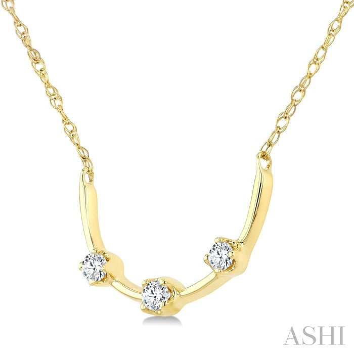 Smile Bar Diamond Fashion Necklace