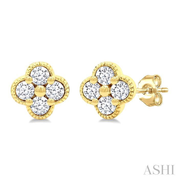 Clover Diamond Fashion Earrings