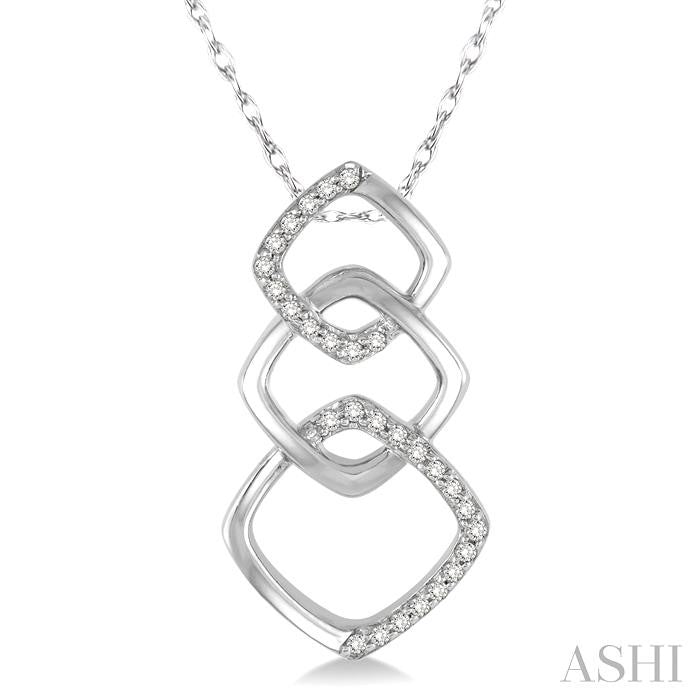 Geometric Diamond Fashion Pendant