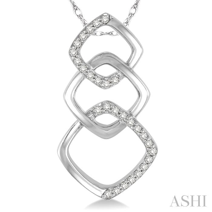 Geometric Diamond Fashion Pendant