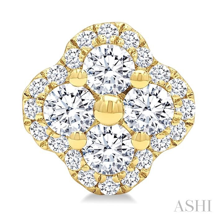 Clover Diamond Fashion Earrings