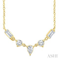 Mixed Shape Diamond Fashion Necklace