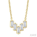 Baguette Diamond Fashion Necklace