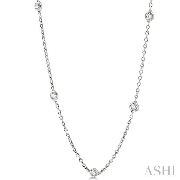 Diamond Station Necklace
