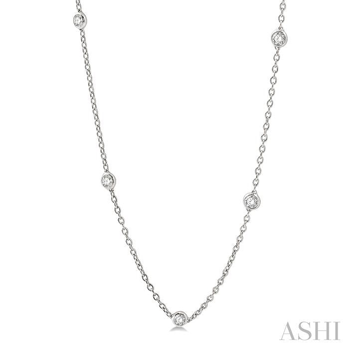 Diamond Station Necklace